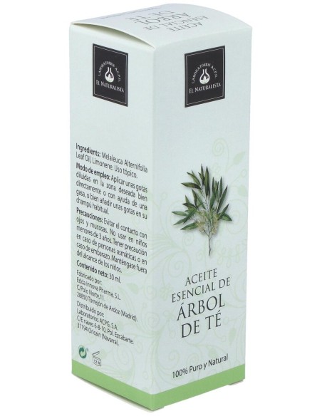 El Naturalista Aceite Esencial De Árbol De Té, 30 Ml