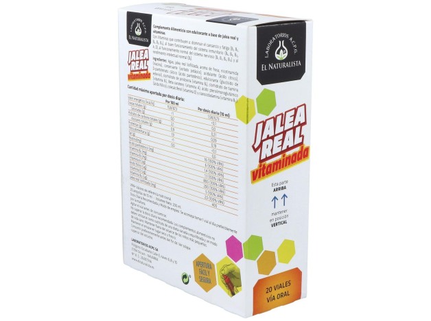 El Naturalista Jalea Real Vitaminada, 20 Ampollas