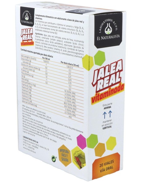 El Naturalista Jalea Real Vitaminada, 20 Ampollas