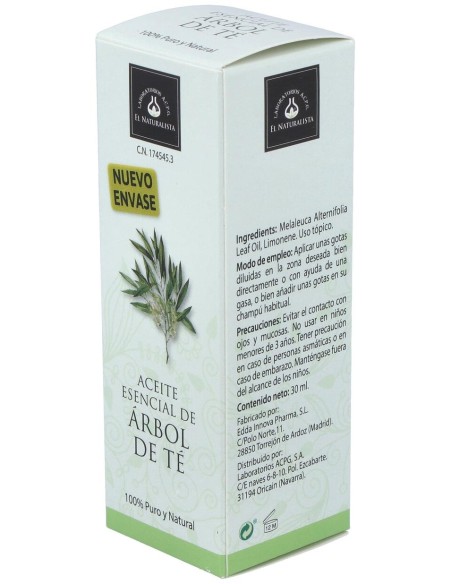 El Naturalista Aceite Esencial De Árbol De Té, 30 Ml