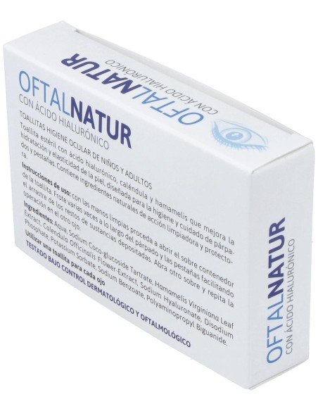 Oftalnatur Toallitas Oftálmicas, 15 Toallitas