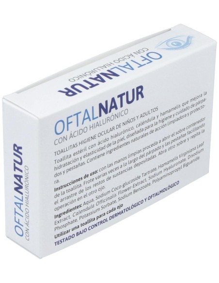 Oftalnatur Toallitas Oftálmicas, 15 Toallitas