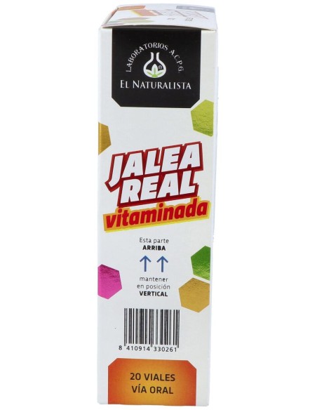 El Naturalista Jalea Real Vitaminada, 20 Ampollas