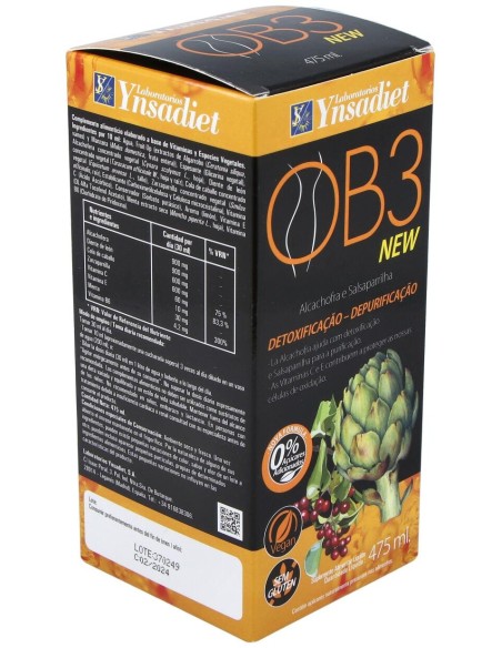 Ob3 Drenante Jarabe 475Ml.