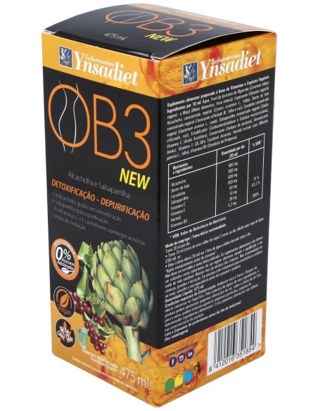 Ob3 Drenante Jarabe 475Ml.