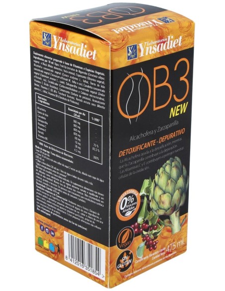 Ob3 Drenante Jarabe 475Ml.