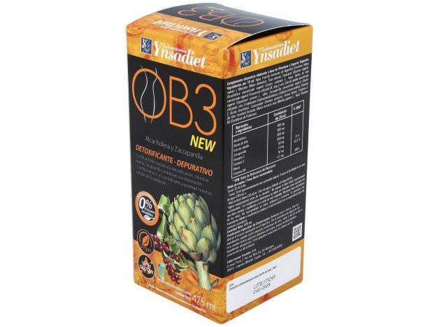 Ob3 Drenante Jarabe 475Ml.