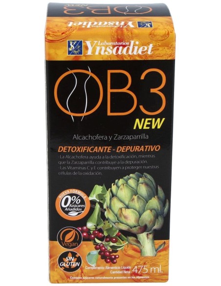 Ob3 Drenante Jarabe 475Ml.