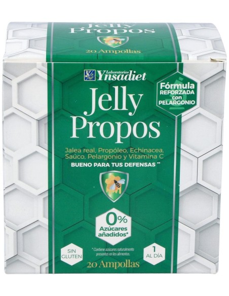 Jelly Propos 1,5Gr. Jalea Real + Propoleo 20Viales