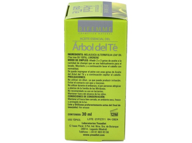 Bifemme Aceite De Arbol Del Te 30Ml.