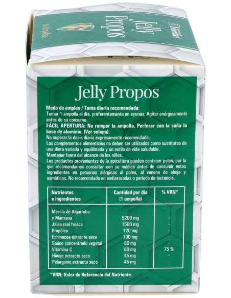 Jelly Propos 1,5Gr. Jalea Real + Propoleo 20Viales