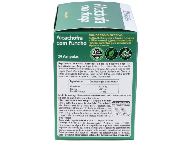 Ynsadiet Alcachofa Con Hinojo 20Ampollas