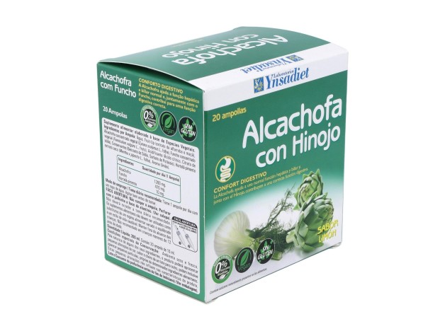 Ynsadiet Alcachofa Con Hinojo 20Ampollas