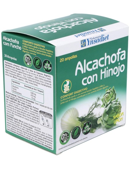 Ynsadiet Alcachofa Con Hinojo 20Ampollas