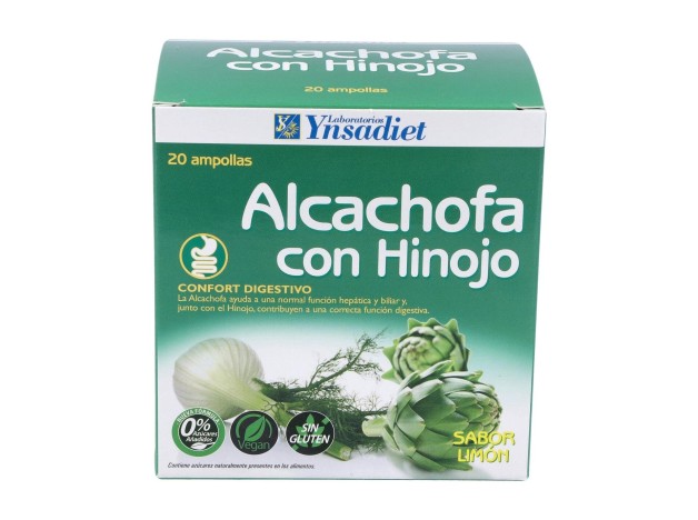 Ynsadiet Alcachofa Con Hinojo 20Ampollas