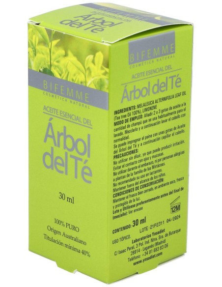 Bifemme Aceite De Arbol Del Te 30Ml.
