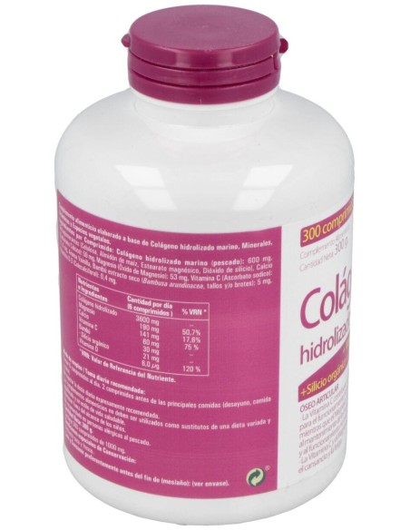 Zentrum Colageno Hidrolizado Con Magnesio 300Comp.