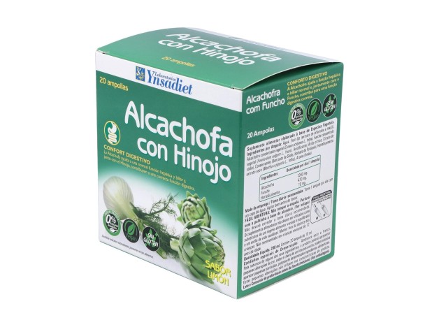Ynsadiet Alcachofa Con Hinojo 20Ampollas