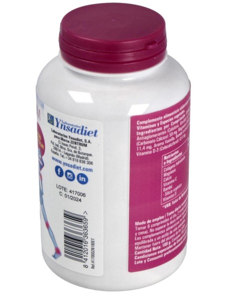 Zentrum Colageno Hidrolizado Con Magnesio 180Comp.