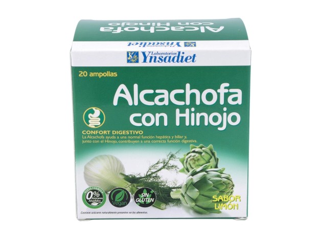 Ynsadiet Alcachofa Con Hinojo 20Ampollas