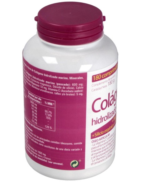 Zentrum Colageno Hidrolizado Con Magnesio 180Comp.
