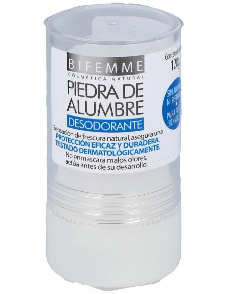 Bifemme Desodorante De Piedra Alumbre 120 G