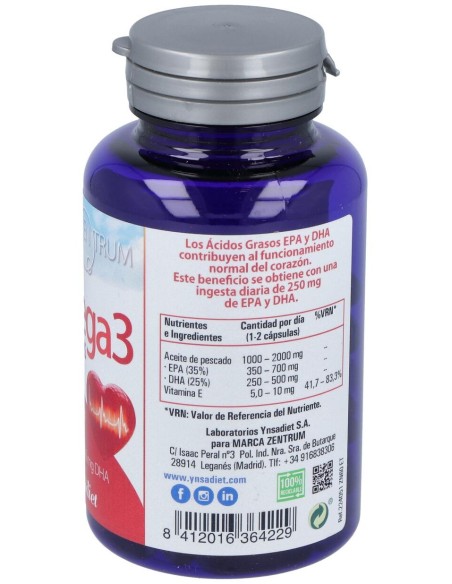 Zentrum Omega 3 Cardio Plus 60Cap.
