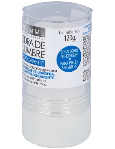 Bifemme Desodorante De Piedra Alumbre 120 G
