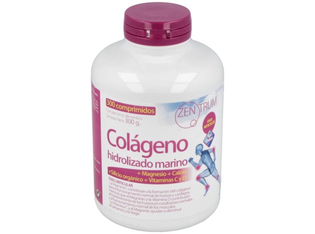 Zentrum Colageno Hidrolizado Con Magnesio 300Comp.