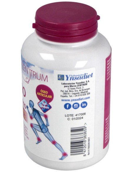 Zentrum Colageno Hidrolizado Con Magnesio 180Comp.