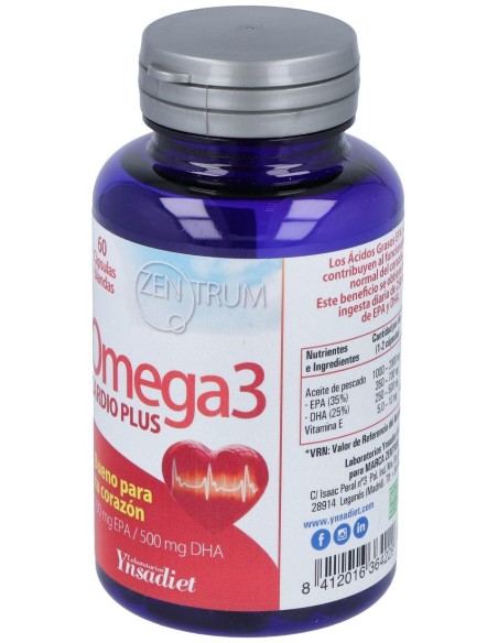 Zentrum Omega 3 Cardio Plus 60Cap.