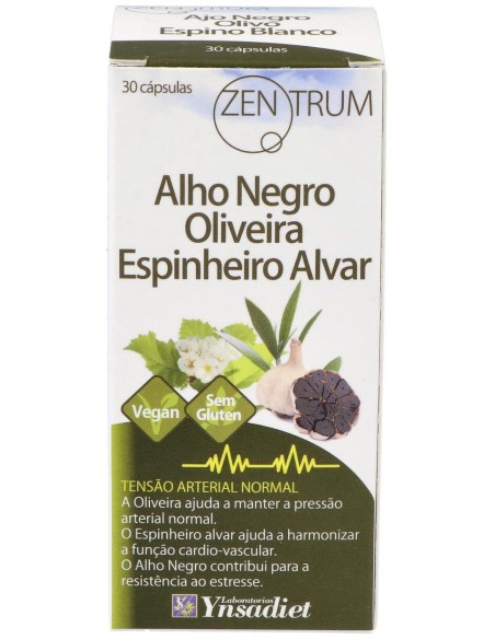 Ynsadiet Ajo Negro Olivo Espino Blanco 30Caps