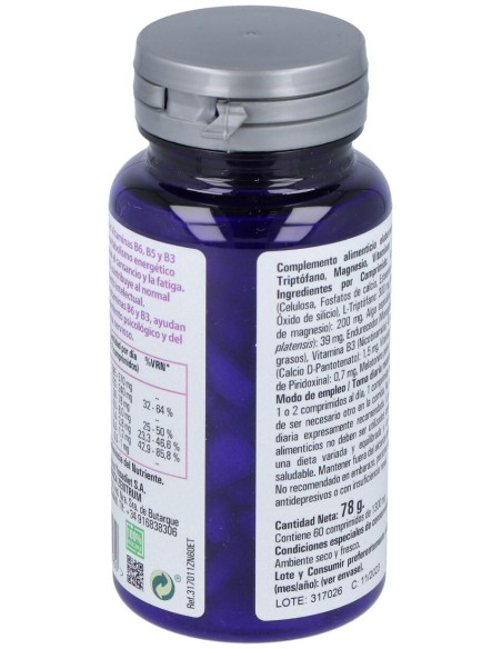 Zentrum Triptofano Magnesio Vit B6 B5 B3 Y Melatonina 60Comp