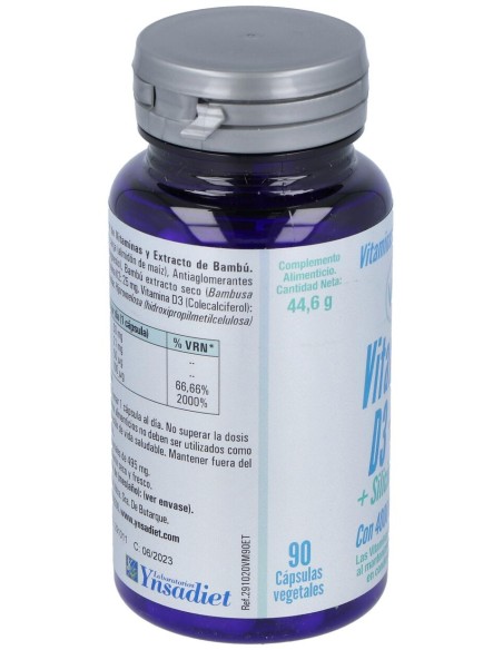 Ynsadiet Vitamina D3+K2+Silicio 90Caps