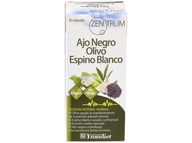 Ynsadiet Ajo Negro Olivo Espino Blanco 30Caps