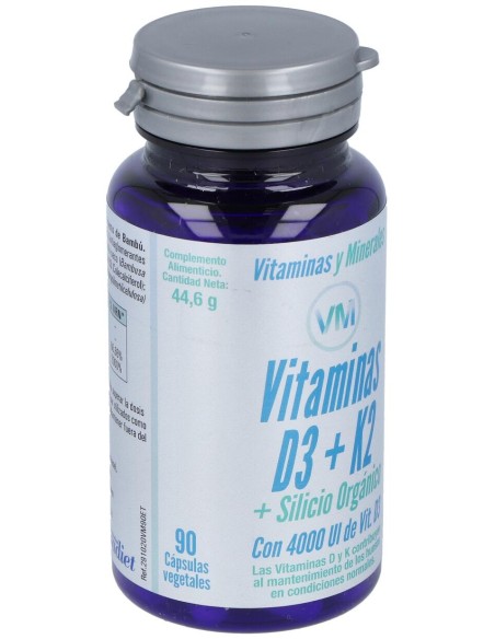 Ynsadiet Vitamina D3+K2+Silicio 90Caps