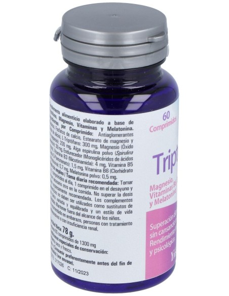 Zentrum Triptofano Magnesio Vit B6 B5 B3 Y Melatonina 60Comp