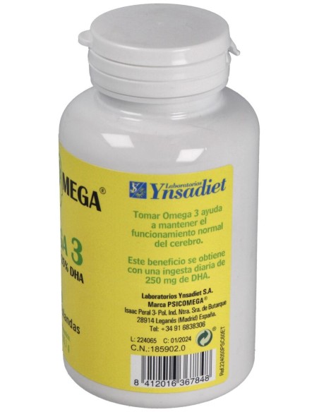 Ynsadiet Psicomega Omega 3 60Caps