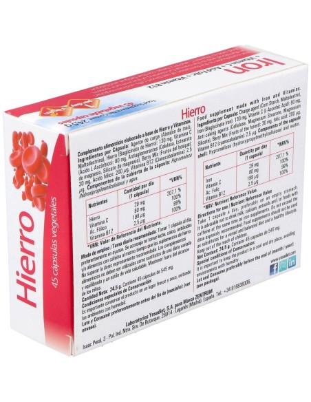 Zentrum Hierro 45 Vcaps
