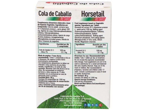 Fitosol Retard Cola De Caballo 30Comp.