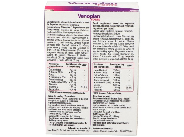 Zentrum Venoplan Forte 30Comp