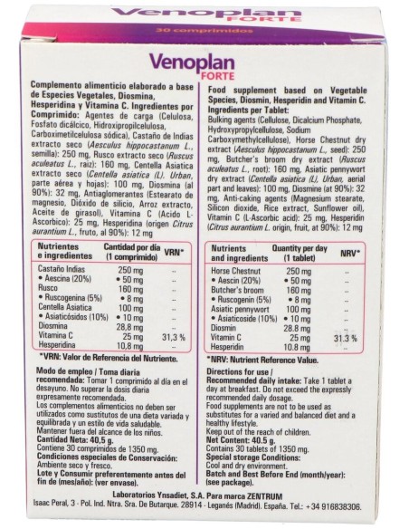 Zentrum Venoplan Forte 30Comp