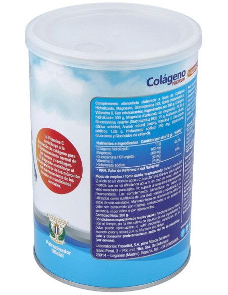 Ynsadiet Colageno Premium Zentrum Polvo 360G