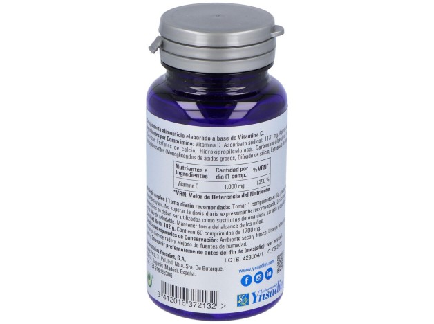 Ynsadiet Vitamina C 1000Mg 60Caps