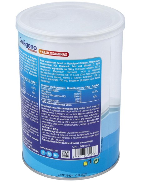 Ynsadiet Colageno Premium Zentrum Polvo 360G