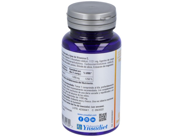 Ynsadiet Vitamina C 1000Mg 60Caps