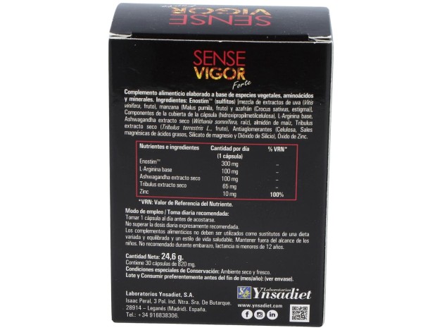 Ynsadiet Sense Vigor Forte 30Caps