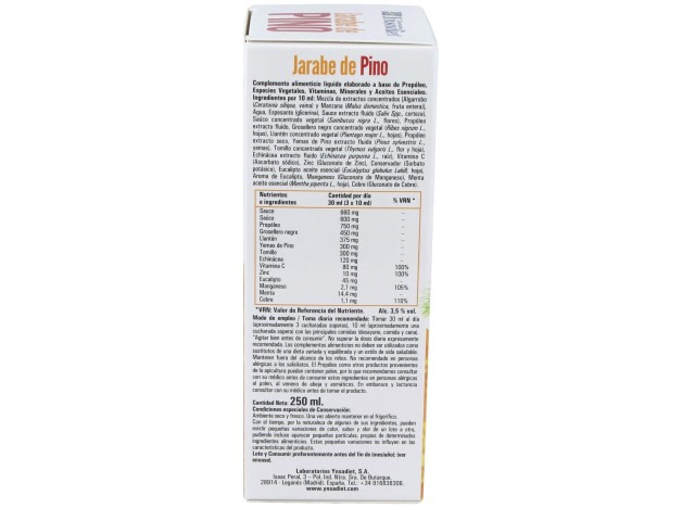 Jarabe De Pino Con Echinacea-Propoleo 250Ml.