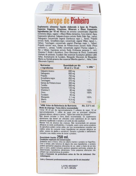 Jarabe De Pino Con Echinacea-Propoleo 250Ml.
