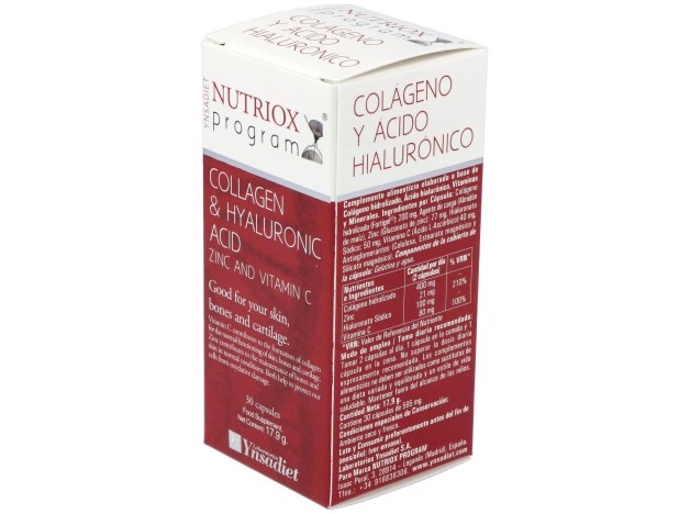 Ac. Hialuronico Y Colageno 30Cap.